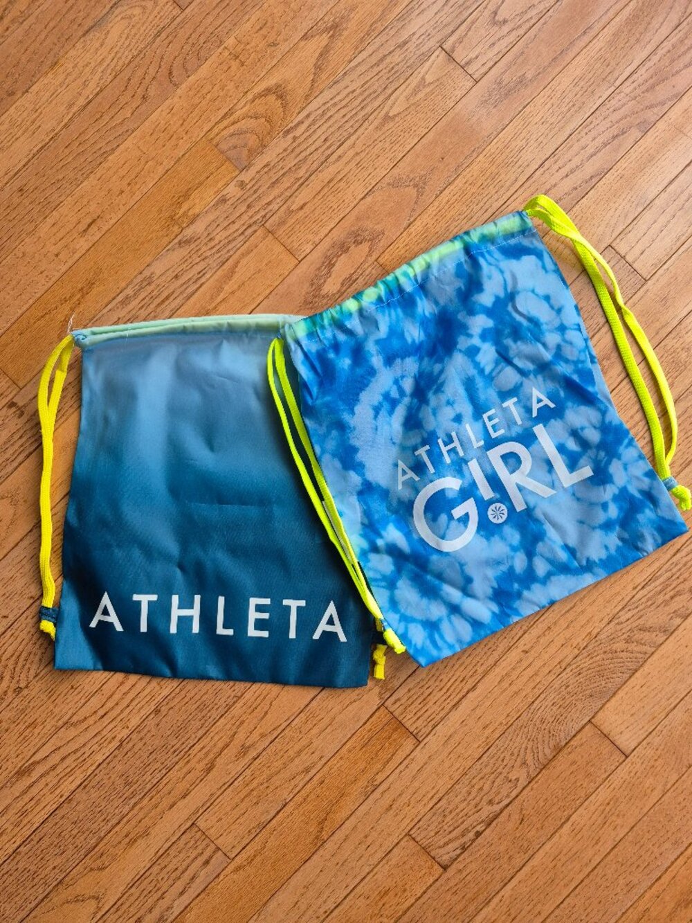 Athleta Girl Drawstring Bags Set of 2